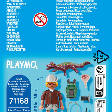 Playmobil Special Plus Pētnieks ar jauno kaimanu, 71168
