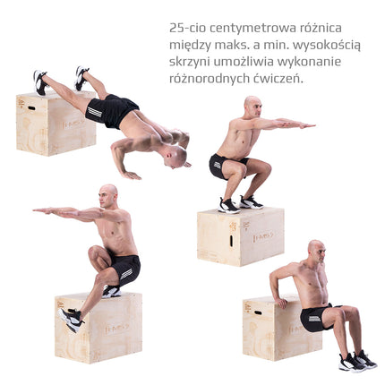 Pliometriskā krūšu kurvja stiprības treniņiem, izturīgs dizains