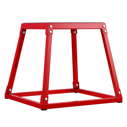 Plyometric Jump Box, 18-Inch Steel Anti-Slip, 500 lb
