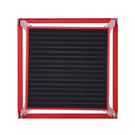 Plyometric Jump Box Set, 12-30 Inch, Anti-Slip, Red