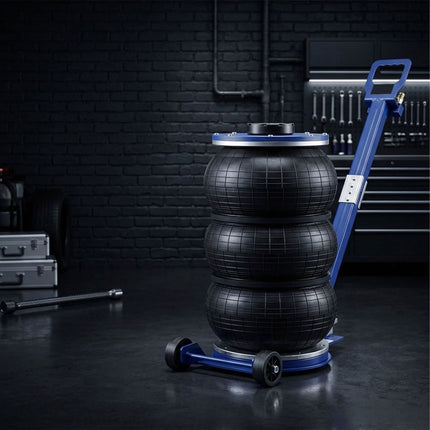 Pneumatic Air Jack 3.5 Tonnes with Triple Bellows, Long Handle, Fast Lift