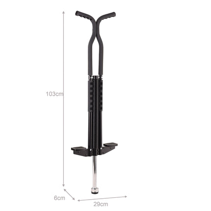 Pogo Stick bērniem un pieaugušajiem - neslīdoši pedāļi