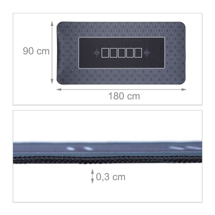 Pokera paklājiņš 180x90