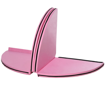 Kāta deju paklājiņš, 5 cm biezs, 150 cm diametrs, rozā