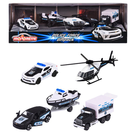 Police Vehicle 4-Pack Gift Box