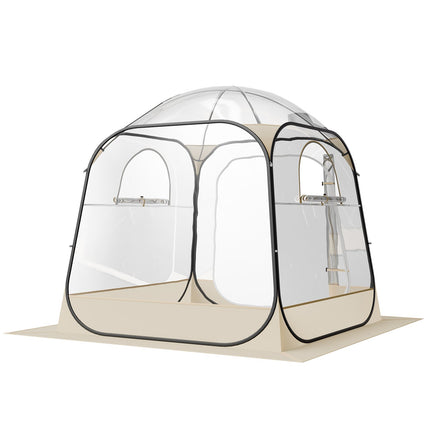Pop-Up Clear Bubble Sports Tent, 6 ft, 2-4 Persons