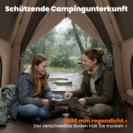 Saliekama kupola telts, ūdensizturīga, 2-3 personām, 235x235x184cm