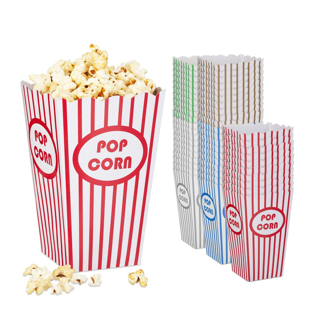 Popkorna maisiņi, 50 gab., 5 krāsas