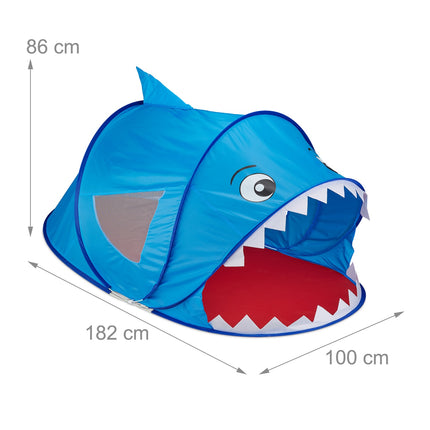 Saliekamā rotaļu telts Shark