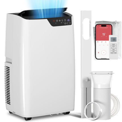 Pārnēsājams gaisa kondicionieris 12000 BTU, Wi-Fi, 4-in-1 režīms