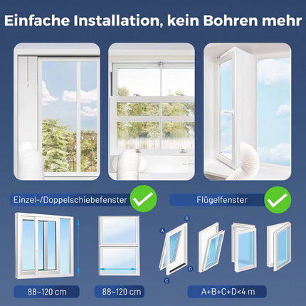 Pārnēsājams gaisa kondicionieris 12000 BTU, Wi-Fi, 4-in-1 režīms