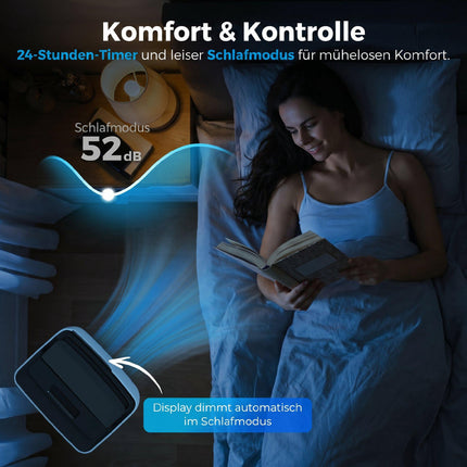 Pārnēsājams gaisa kondicionieris 12000 BTU, Wi-Fi, 4-in-1 režīms