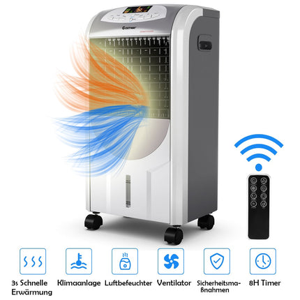 Pārnēsājams gaisa kondicionieris un sildītājs, 7 litru tvertne, 3 ātrumu ventilators