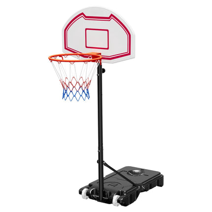 Portable Basketball Hoop, 5.2–6.9 Ft Adjustable, Wheels