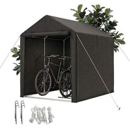 Portable Bike Shed For 2, Waterproof With Window