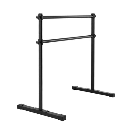 Portable Double Ballet Barre, Height Adjustable, 350 lb
