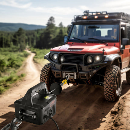 Portable Electric Hoist Winch, 499 kg, Wired and Wireless Remote