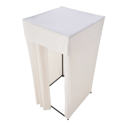 Portable Fitting Room With Curtains, Casters, 99x99x204.5 cm