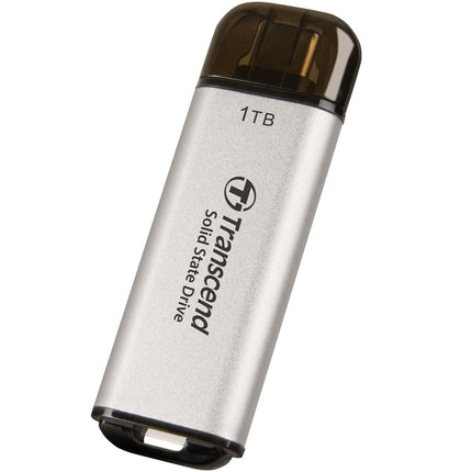 Portable Mini SSD ESD300C USB-C 1TB 10Gbps (R1050/W950 Mb/s) Silver