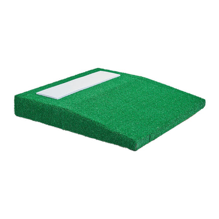 Portable Pitching Mound, 31 in Turf with Rubber, Handle