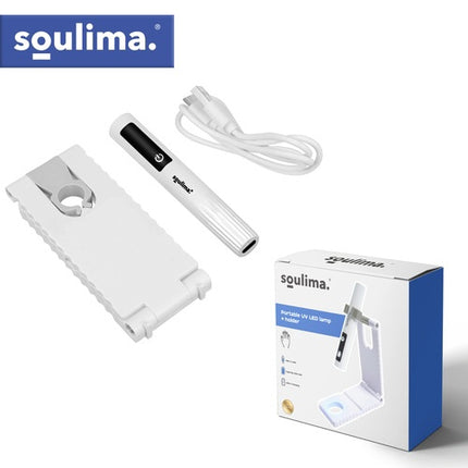 Pārnēsājama UV LED nagu lampa, 3W USB-C, LCD displejs