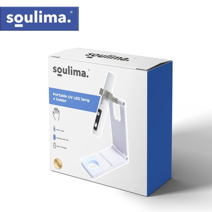 Pārnēsājama UV LED nagu lampa, 3W USB-C, LCD displejs