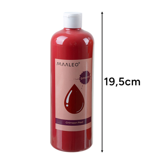 Plakātu krāsu komplekts, 18 krāsas, 500 ml katra