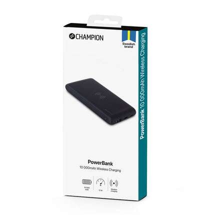 Power Bank 10000 mAh 12W + Wireless Charging