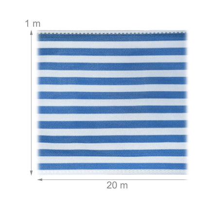 Privacy protection 1 m blue-white