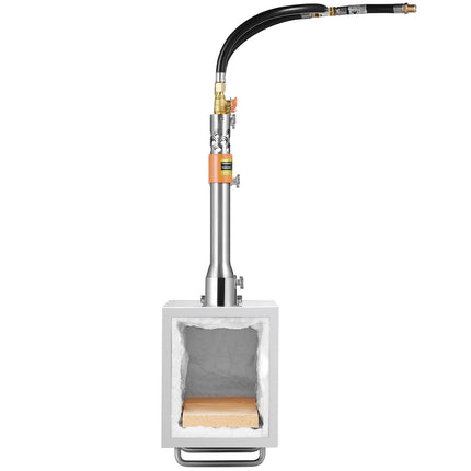 Propane Gas Forge, 3-Burner, 2600F, Square Stainless