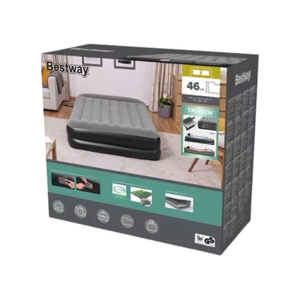 Matracis ar pumpi 203x152x46cm BESTWAY 67403
