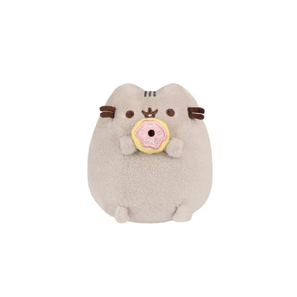 Pusheen mīkstā rotaļlieta sēdošajam Pusheen ar donutu, 10 cm