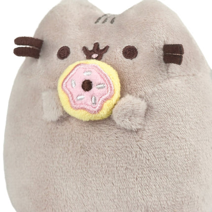 Pusheen mīkstā rotaļlieta sēdošajam Pusheen ar donutu, 10 cm