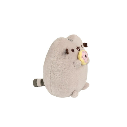 Pusheen mīkstā rotaļlieta sēdošajam Pusheen ar donutu, 10 cm