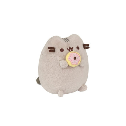 Pusheen mīkstā rotaļlieta sēdošajam Pusheen ar donutu, 10 cm