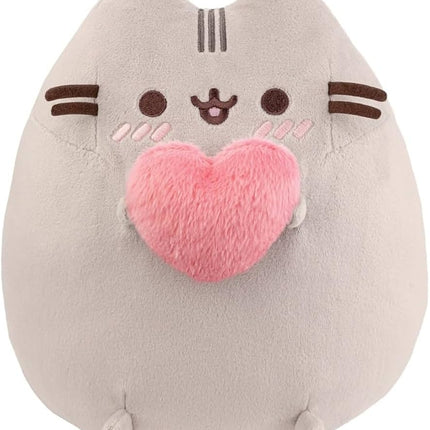 Pusheen mīkstā rotaļlieta ar sirdi, 22 cm plīša kaķa figūriņa