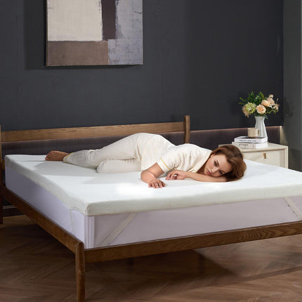 Queen Mattress Topper, 3 Inch Gel Memory Foam, Washable Cover