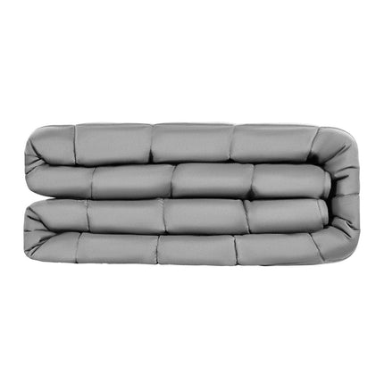 Queen Size Weighted Blanket 25 lb, Cooling, Glass Beads, Gray