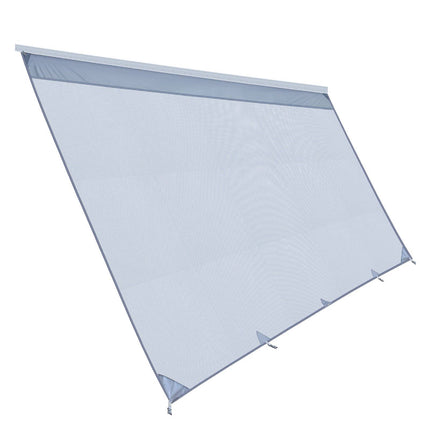 RV Awning Sun Shade Screen, 2 x 4.3 m Polyester Mesh