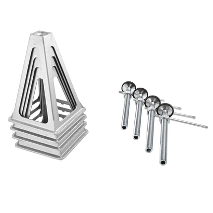 RV Stabilizer Jacks, 4-Pack, 6000 lb, 11–17 in