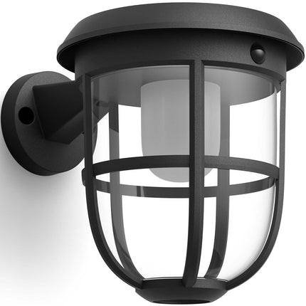 Radii Wall Lamp Solar Ultra Efficient LED 250lm Black