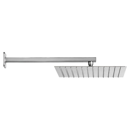 Rain Shower Faucet Set, 10-Inch Square Head, Handheld