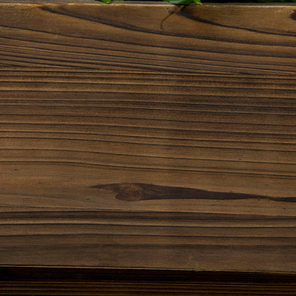 Wooden flower box - 120x53x55 cm, capacity 50 kg