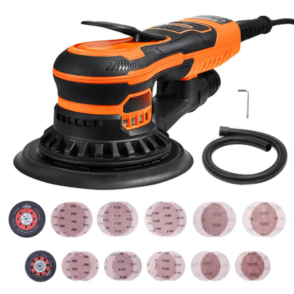 Random Orbital Sander 5 and 6-Inch, 350W Brushless, 6-Speed
