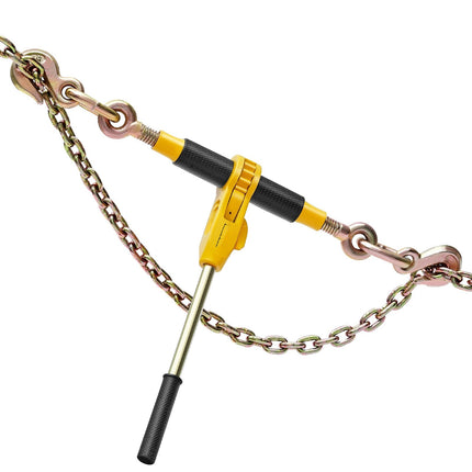 Ratchet Chain Binder Set, 8000 lb, 5/16 in x 12.8 ft, 2 Pack