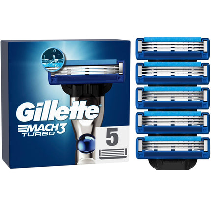 Razor blades Mach3 Turbo 5 pcs