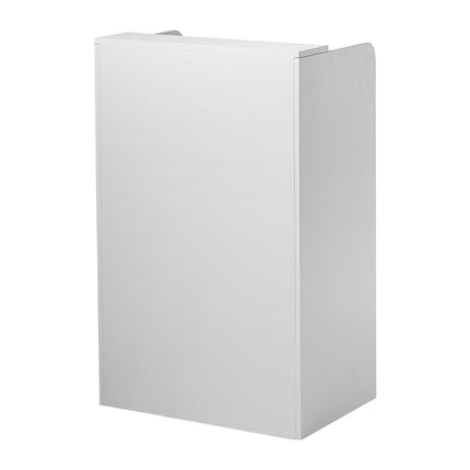 Reception Desk 60 cm, White, Lockable Drawer