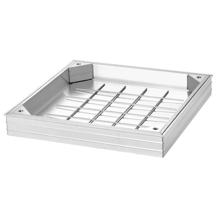 Recessed Manhole Cover With Frame, 400x400mm Aluminum Alloy