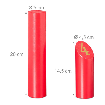 Red cube game with bag