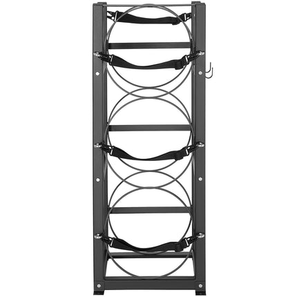 Refrigerant Cylinder Rack, Holds 3 x 30 lb Tanks